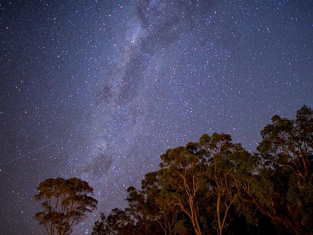Stargazing by the fire