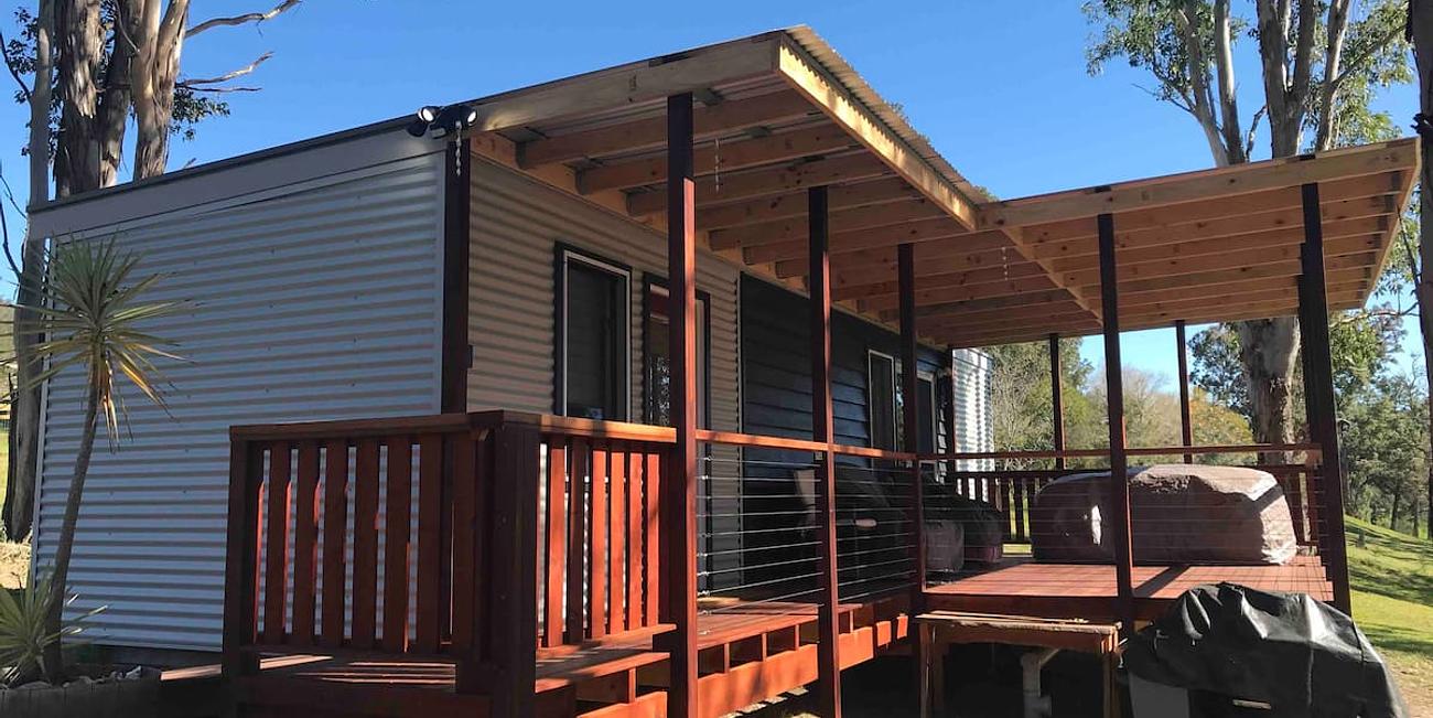 Retreat Cabin, on the Barrington River Cabin for Rent in Barrington