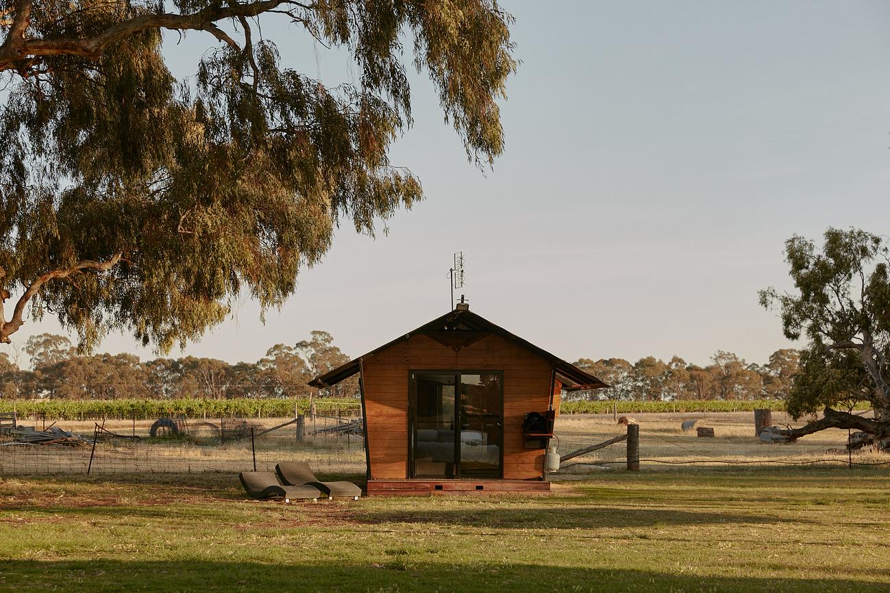 Hide & Seek Glamping Hut One Glamping for Rent in Nagambie, High
