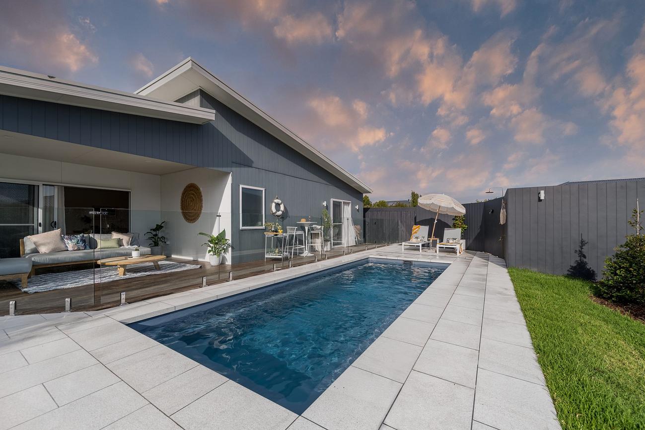 Light & Airy Beach Retreat With a Heated Pool Beach house for Rent in