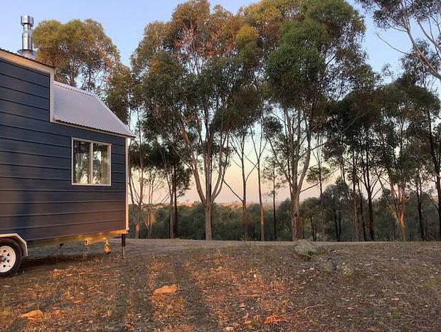 Photo 25 for Bushland Tiny Home with Outdoor Hot Tub & Hamper