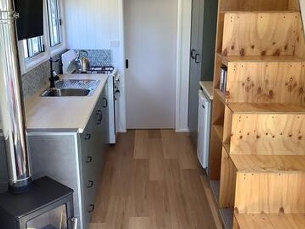 Photo 17 for Bushland Tiny Home with Outdoor Hot Tub & Hamper