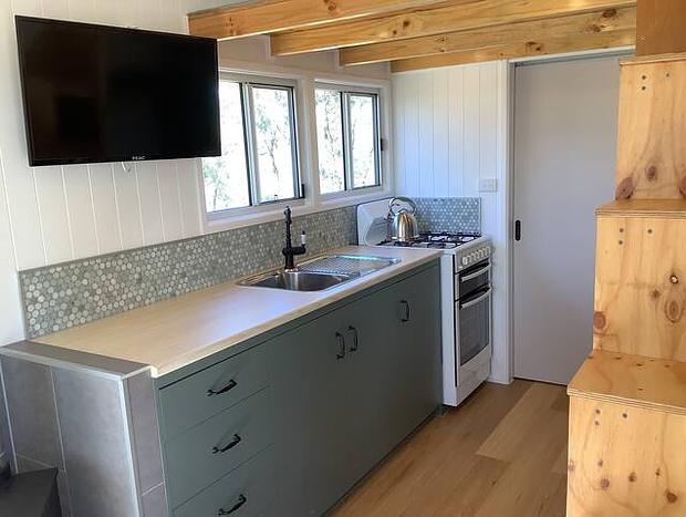 Photo 18 for Bushland Tiny Home with Outdoor Hot Tub & Hamper