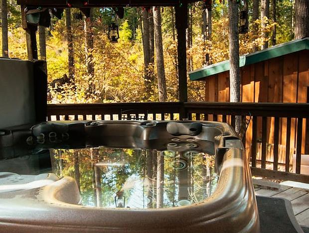 Photo 6 for Romantic Wilderness Tree House-Private Hot Tub!