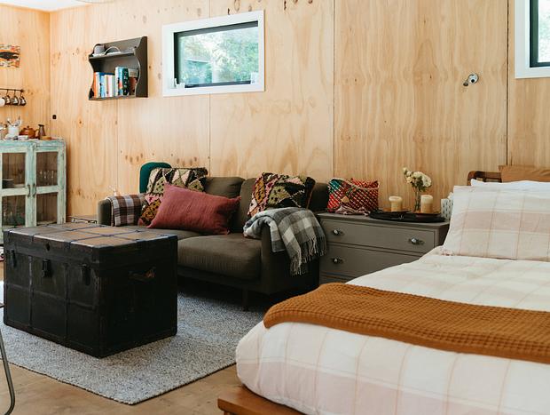 Photo 5 for Off-Grid Cabin in Ancient Totara Grove