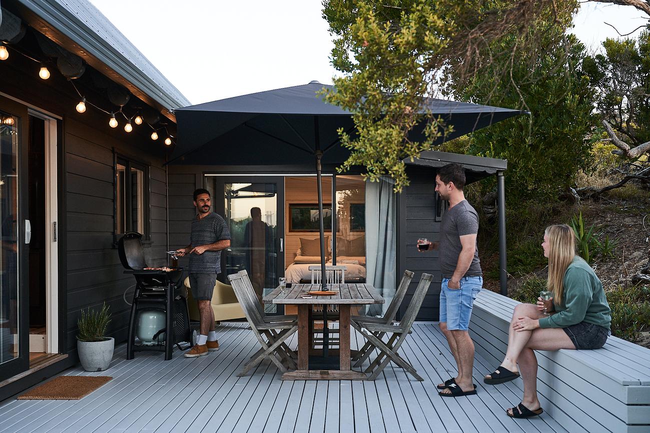 The St Andrews Beach Lodge With Private Outdoor Spa House for Rent in