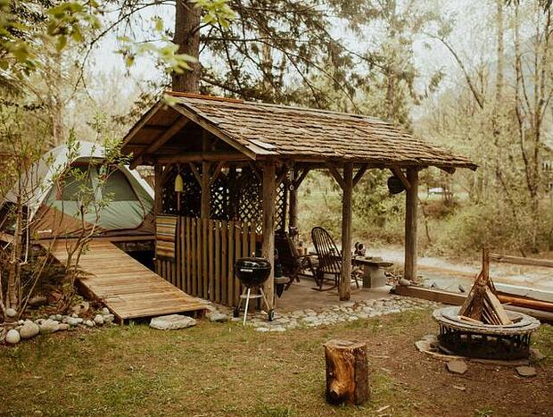 Photo 9 for Tent Platform Glamping In River Mountain Paradise