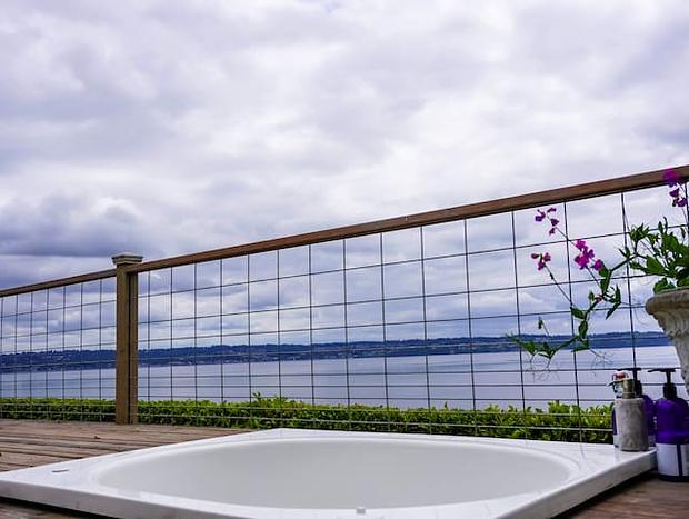 Photo 47 for Bluff House - Beach, Soaking Tub, Mt Rainier View