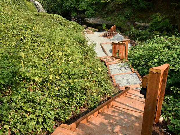 Photo 16 for Private Cabin Right on a Creek and a 15 foot Waterfall!
