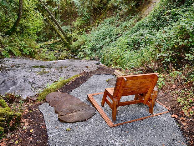 Photo 15 for Private Cabin Right on a Creek and a 15 foot Waterfall!