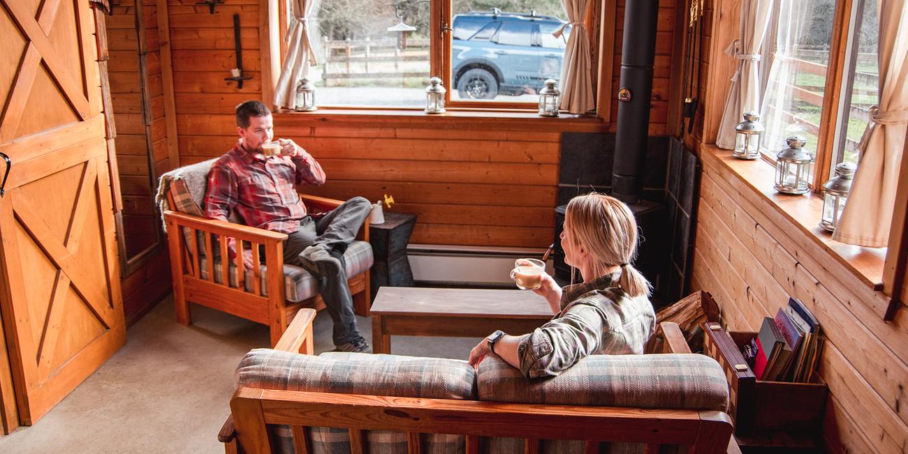 Wildwood Studio: beach access, pets, horses - Studio for Rent in Vashon,  Greater Seattle, WA, US | Riparide, image size:1300x651