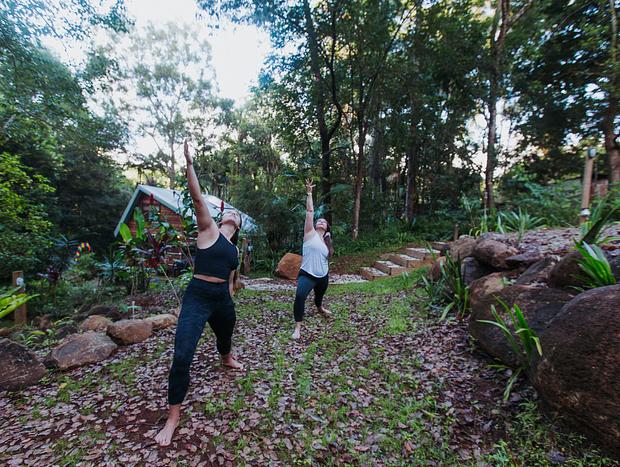Photo 1 for Twilight Yoga by the Fire