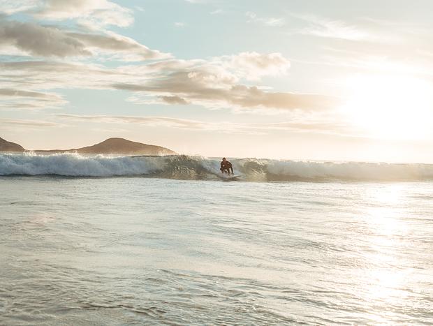 Photo 2 for Sunset Surfing