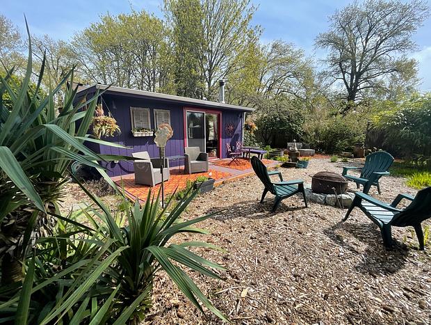 Photo 8 for MiKo’s Guest House with hot tub, wood-burning stove, outdoor ambiance