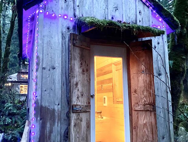 Photo 4 for Glamping Cabin One -Cedar Sauna & Hot Tub