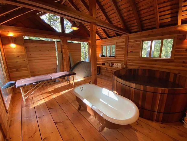 Photo 15 for Glamping Cabin Four - Cedar Sauna & Hot Tub