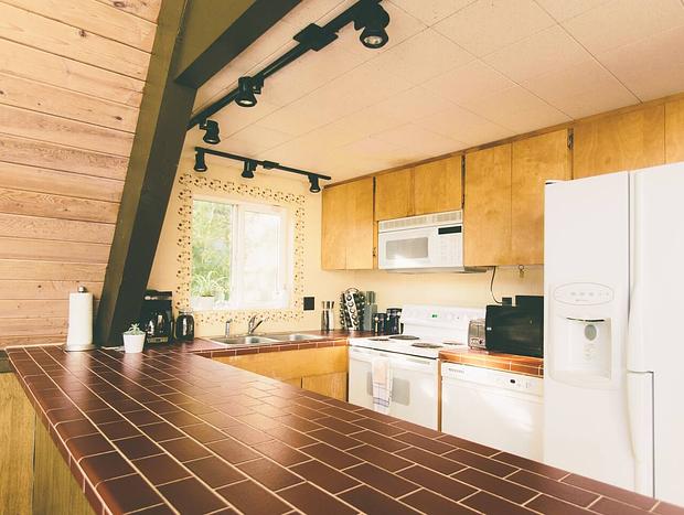 Photo 25 for Beautiful Cozy Riverfront A-Frame Cabin & Hot tub
