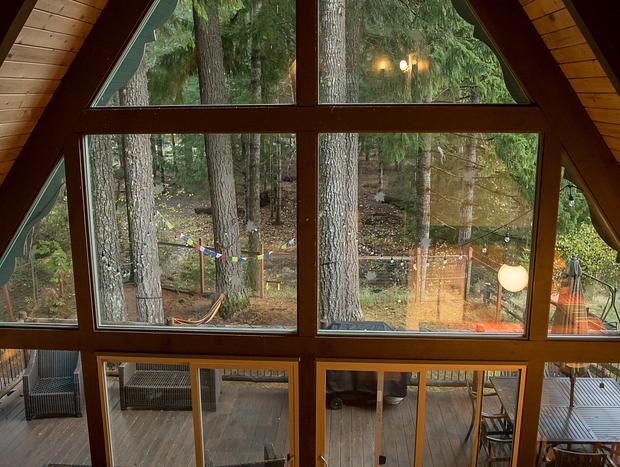 Photo 13 for Beautiful Cozy Riverfront A-Frame Cabin & Hot tub