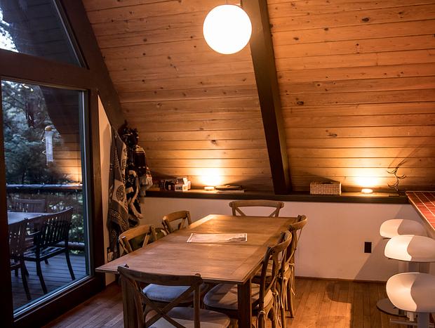 Photo 21 for Beautiful Cozy Riverfront A-Frame Cabin & Hot tub