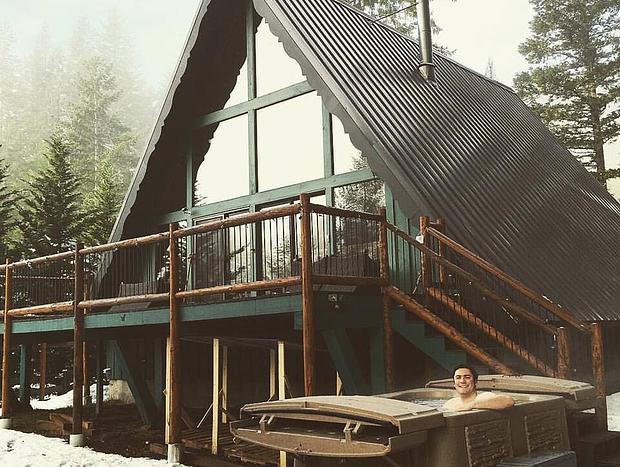 Photo 1 for Beautiful Cozy Riverfront A-Frame Cabin & Hot tub