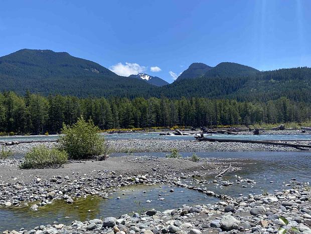 Photo 106 for Beautiful Cozy Riverfront A-Frame Cabin & Hot tub