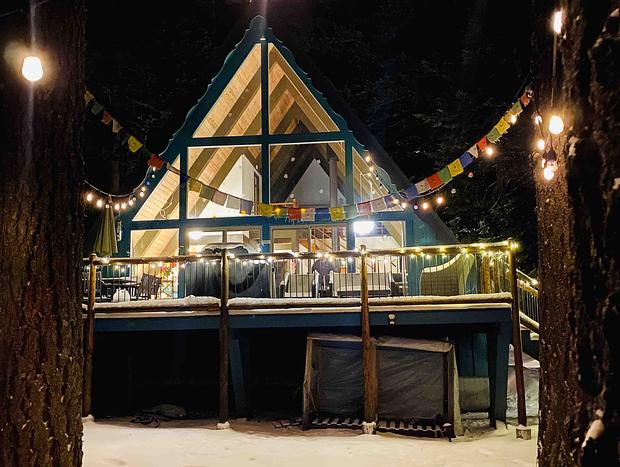 Photo 119 for Beautiful Cozy Riverfront A-Frame Cabin & Hot tub