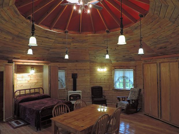Photo 7 for Lux Forest Yurt - Teakwood Hot Tub