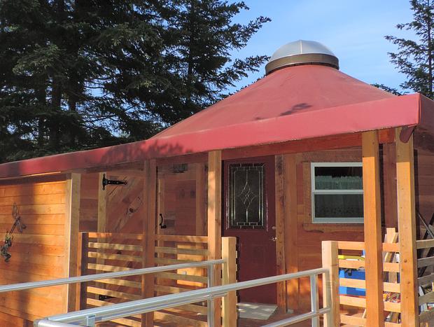 Photo 4 for Lux Forest Yurt - Teakwood Hot Tub