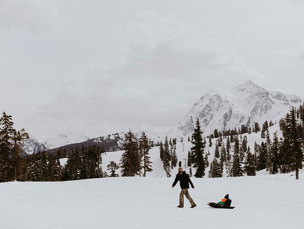 Photo 1 for Sledding at Mt. Baker