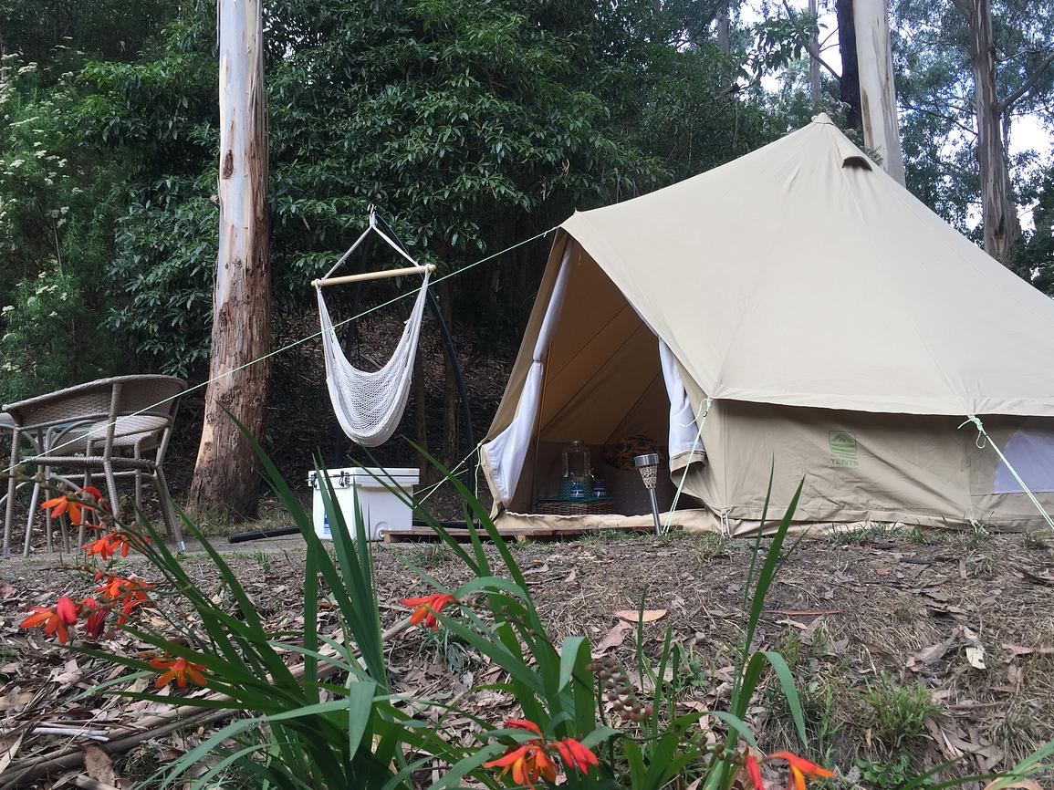 Bell Tent Gippsland Glamping Lakes Entrance Glamping for Rent in