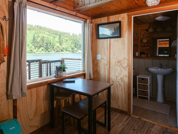 Photo 9 for Secluded Lakefront Mini-Cabin With Paddleboards