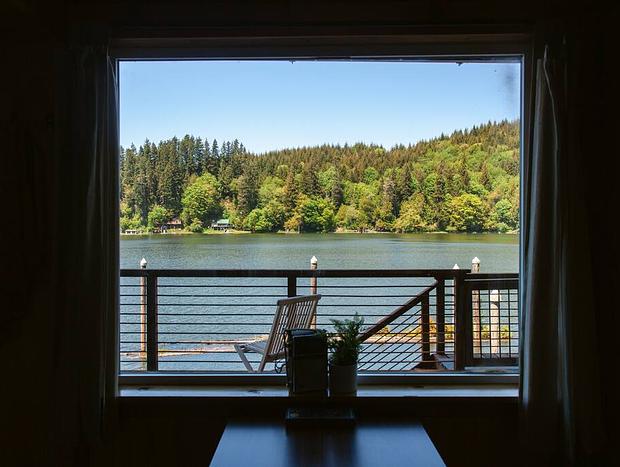 Photo 19 for Secluded Lakefront Mini-Cabin With Paddleboards