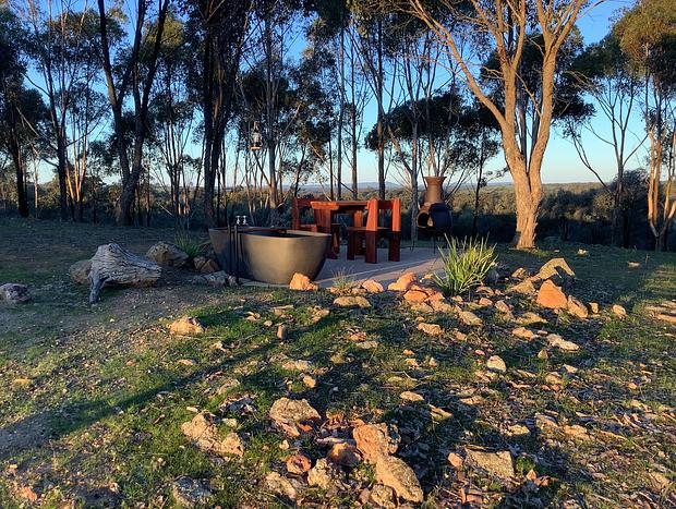 Photo 23 for Bushland Tiny Home with Outdoor Hot Tub & Hamper