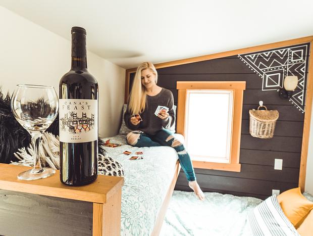 Photo 4 for Cozy Wine Wagon in the Woods