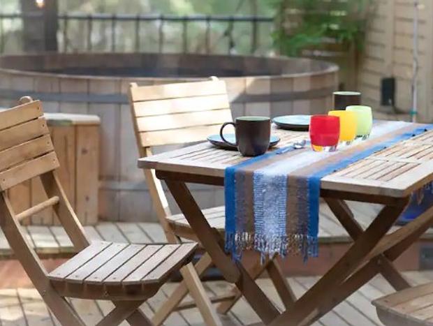 Photo 22 for Woodland Cabin Rental with a Cedar Hot Tub and Sauna in Packwood
