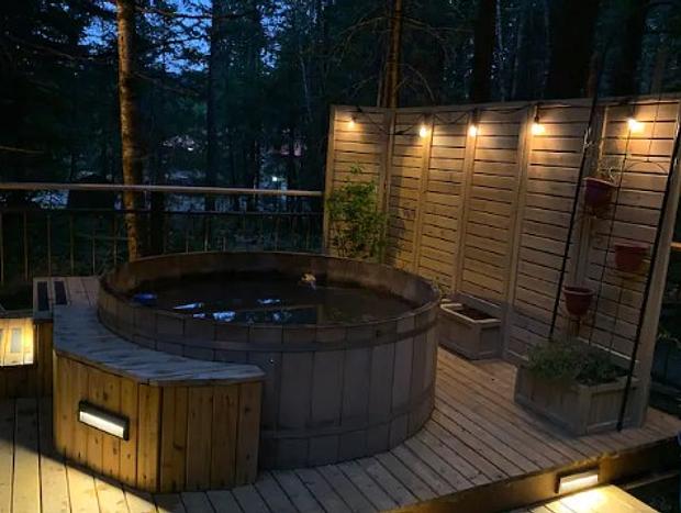 Photo 18 for Woodland Cabin Rental with a Cedar Hot Tub and Sauna in Packwood