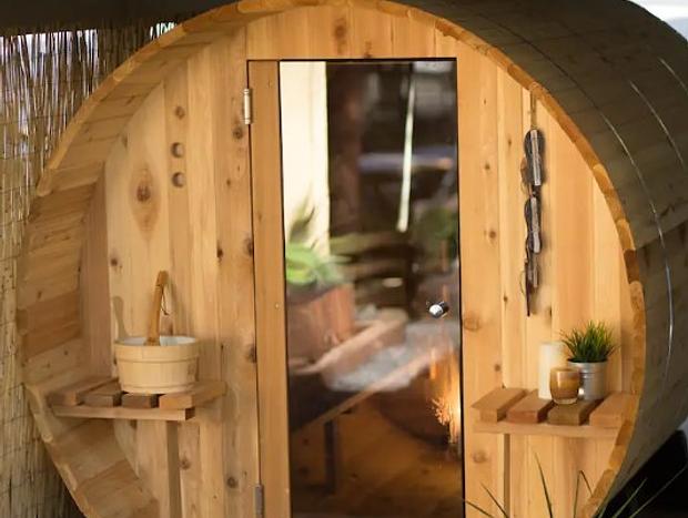 Photo 15 for Woodland Cabin Rental with a Cedar Hot Tub and Sauna in Packwood