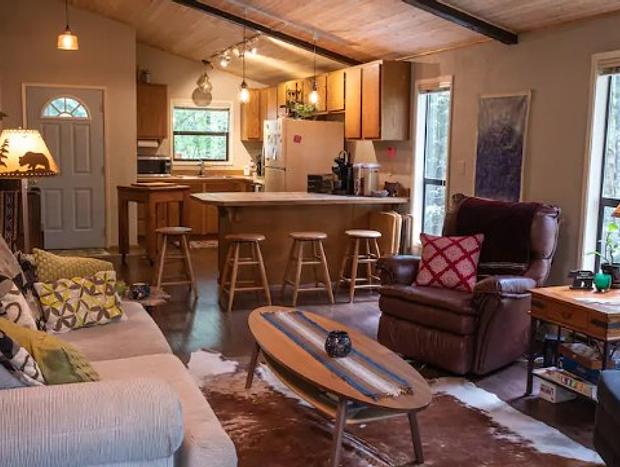 Photo 7 for Woodland Cabin Rental with a Cedar Hot Tub and Sauna in Packwood