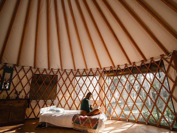 Photo 6 for Seaside Yurt Retreat