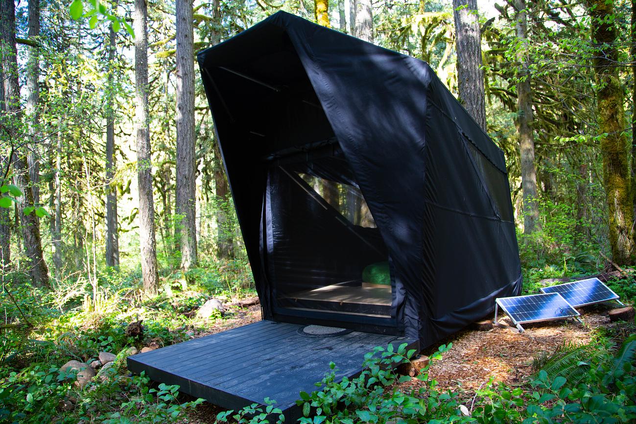 Futuristic Forest Find Jupe Cabin With Hot Tub Sauna Glamping for