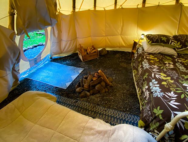 Photo 7 for Tipi By The Creek - Cedar Sauna and Hot Tub
