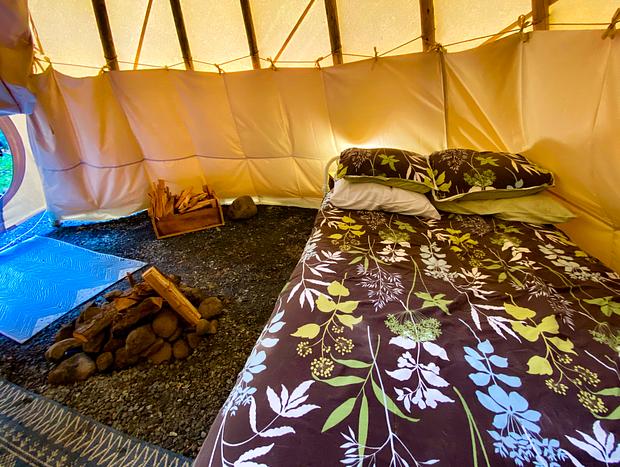 Photo 6 for Tipi By The Creek - Cedar Sauna and Hot Tub