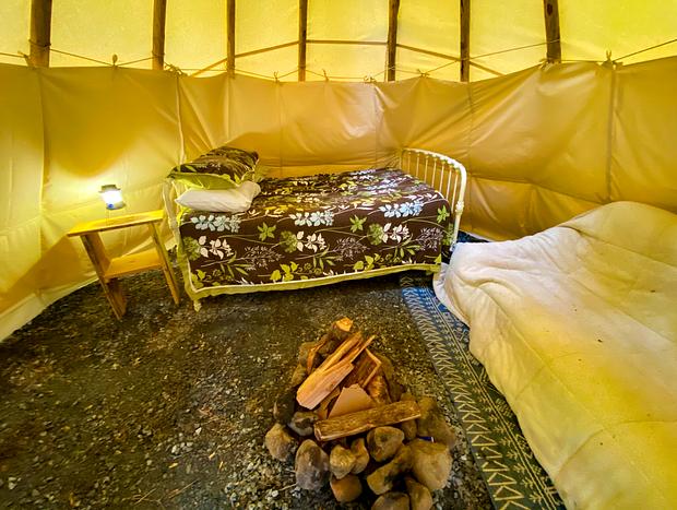 Photo 5 for Tipi By The Creek - Cedar Sauna and Hot Tub