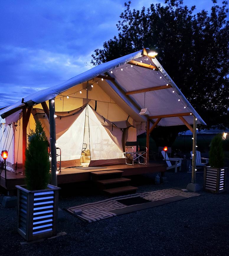 Image showcasing Private Luxury Glamping - Swimming Pool/Hot Tub - Glamping for Rent in ...