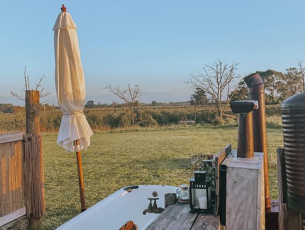 Photo 7 for FreeFall Hut - Rustic Romantic Cabin With Orchard Views
