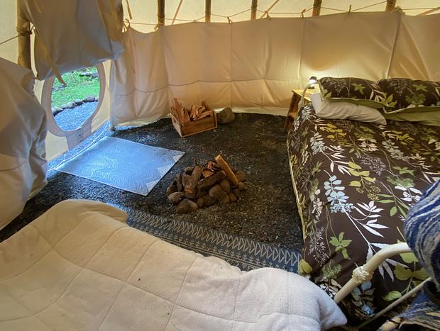 Photo 28 for Tipi Two with Cedar Sauna & Hot Tub Bath House at Trout Creek Wilderness Lodge
