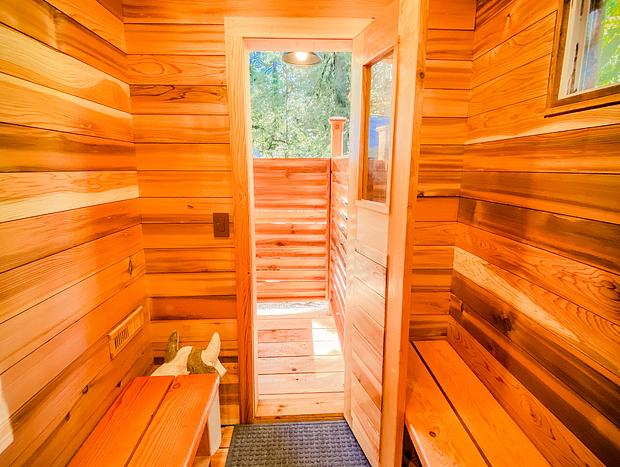 Photo 38 for Tipi Two with Cedar Sauna & Hot Tub Bath House at Trout Creek Wilderness Lodge