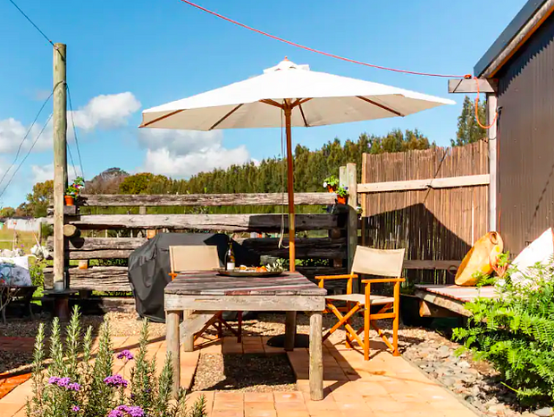 Photo 11 for FreeFall Hut - Rustic Romantic Cabin With Orchard Views