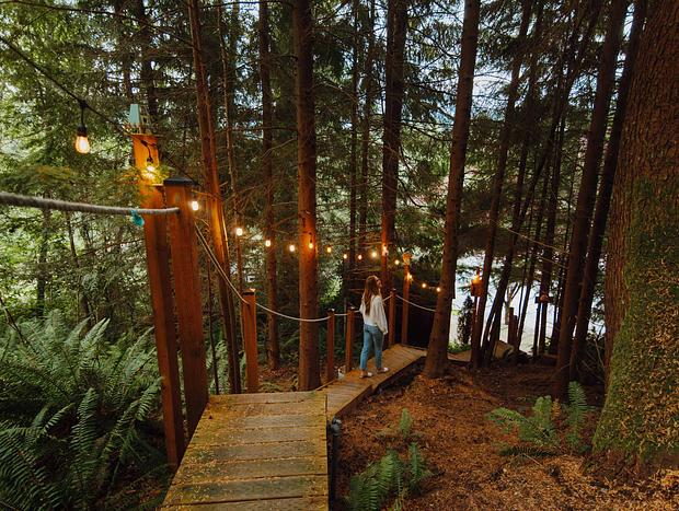 Photo 10 for Two-Story Treehouse and Fire Lookout Adventures