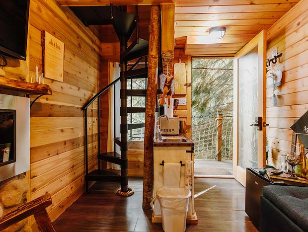 Photo 4 for Two-Story Treehouse and Fire Lookout Adventures